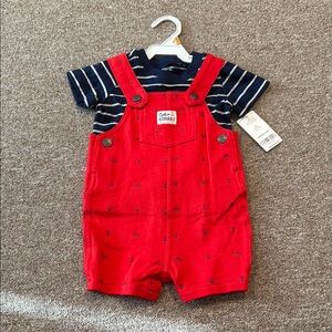 Carter's Red Overalls for Sunny Adventures